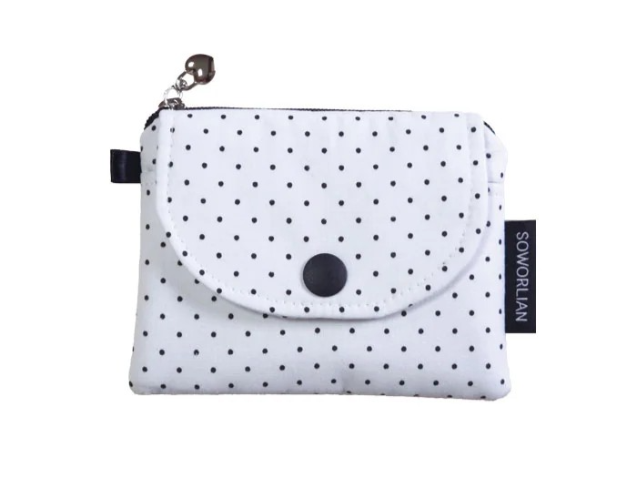 Multi Card wallet _Mini Dot White
