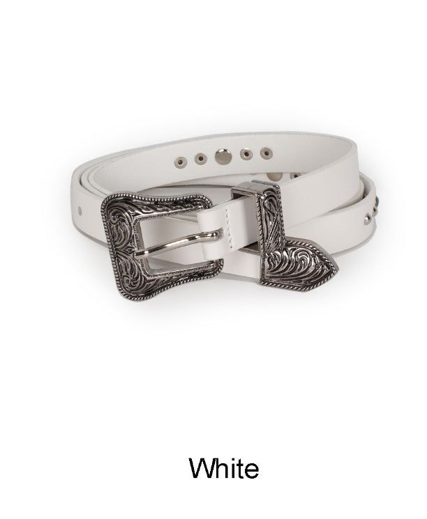 Ted Blue Stone Western Belt