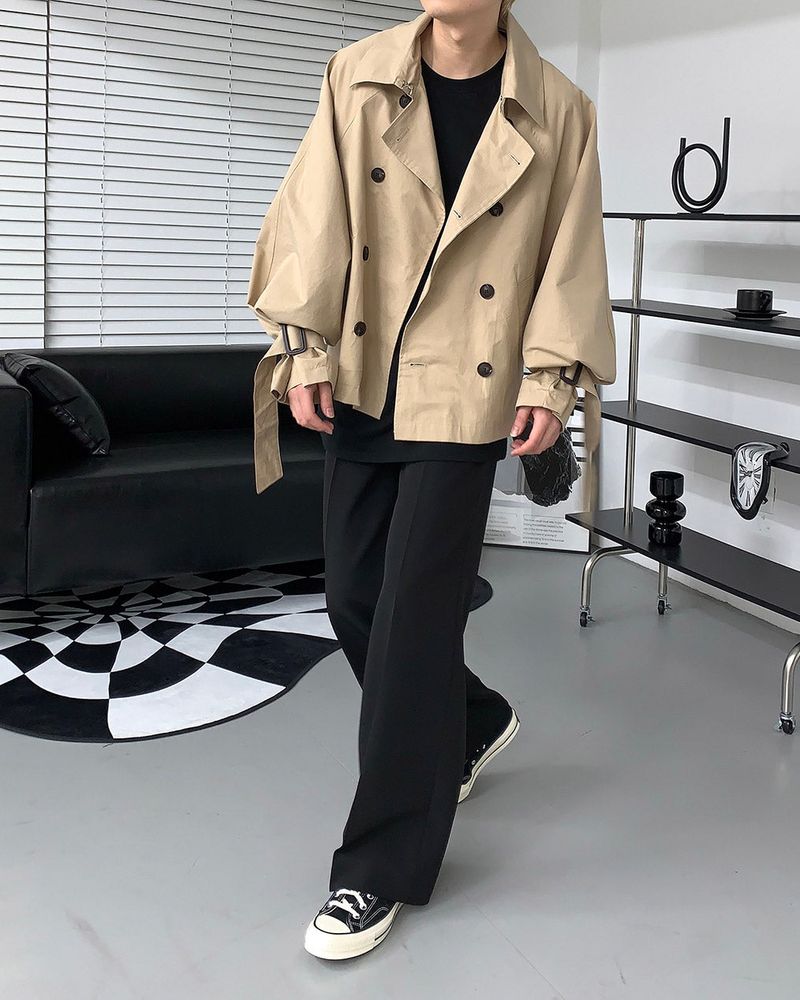 GM Balloon Short Trench Jacket (2 colors)
