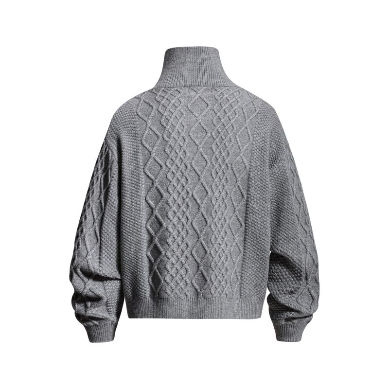 Elora Twist Cable Sweater Cardigan