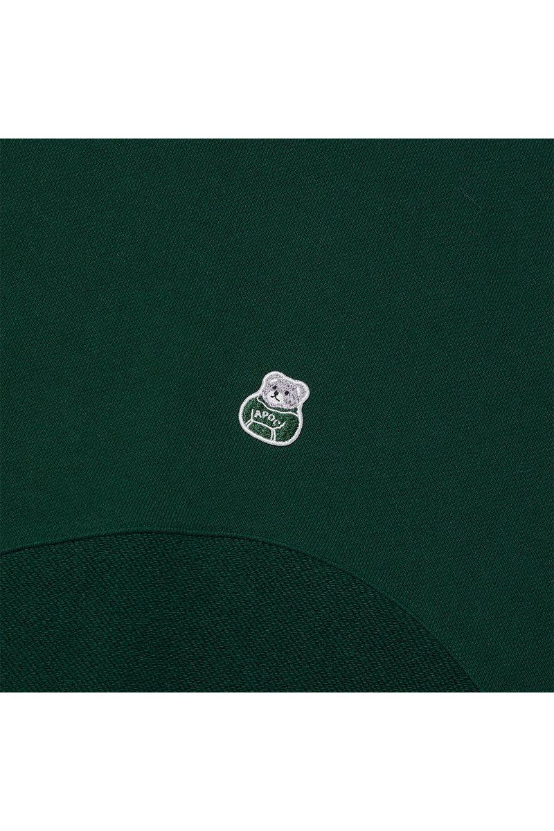 Reverse Bear Patch Crewneck_Green