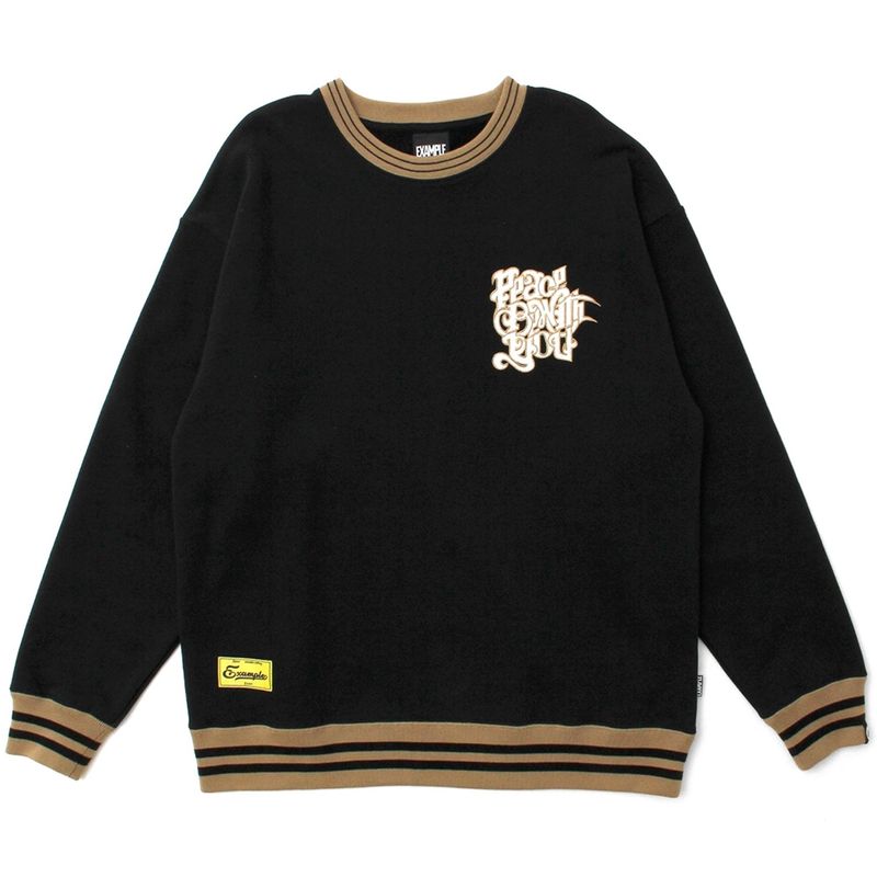 EXAMPLE BLESSING WORLDS RIBCOLOUR CREWNECK