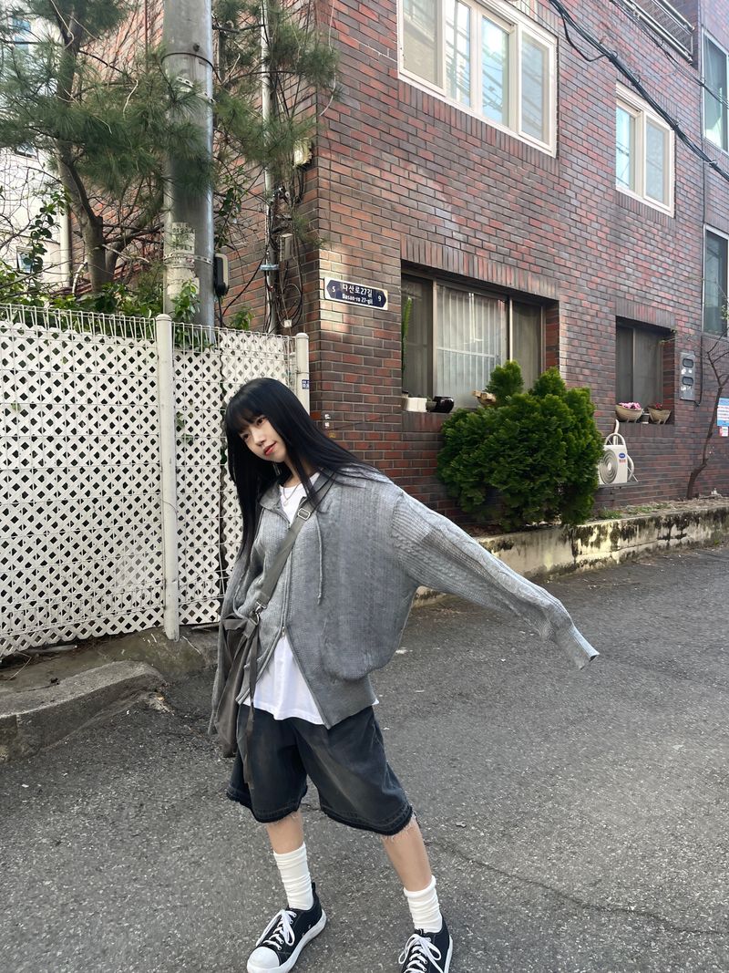 Soda Pintuck Washing Bermuda Pants