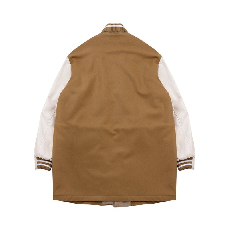 Reversible Wool-Blend Varsity Coat