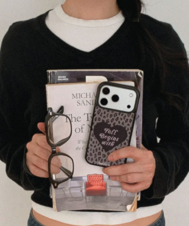 Fall Begins Leopard Glass Bumper Case