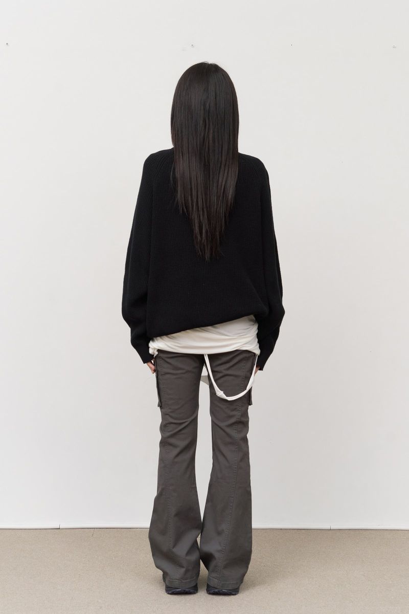 Wig Zipper Round Knit