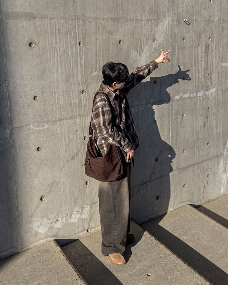Antique Oversized Check Shirt