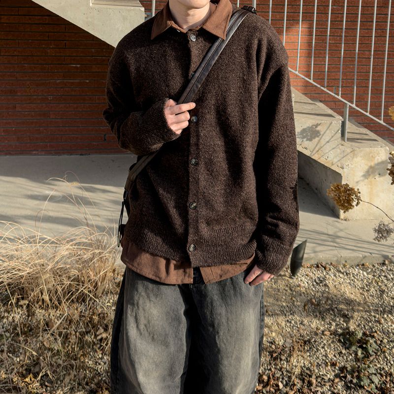 Lunet Wool Round Cardigan