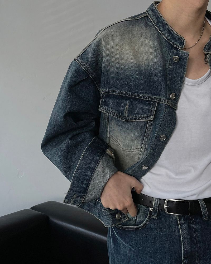 MG727 Garment Dining Denim Jacket (3 colors)