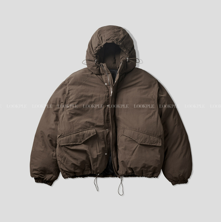 Burnley Curve String Hooded Padding