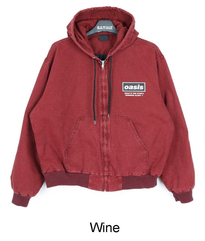 Verus Vintage Quilted Hooded Jumper