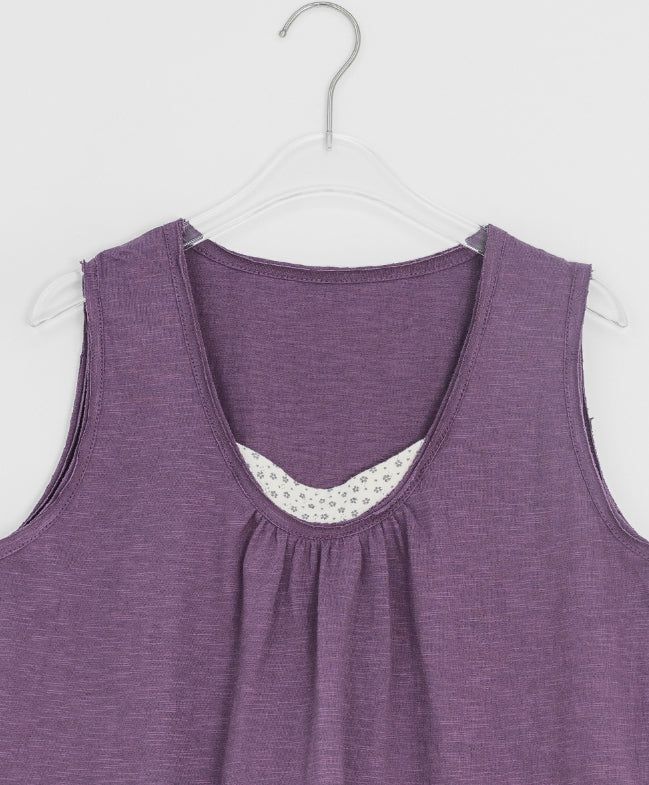Rakko Flower Vintage Layered Sleeveless