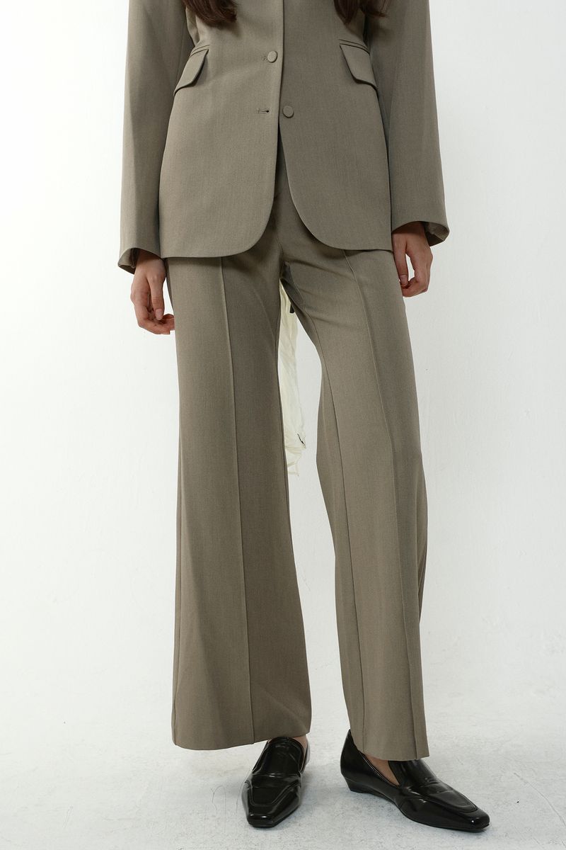 LE LINE LOW PANTS_BEIGE