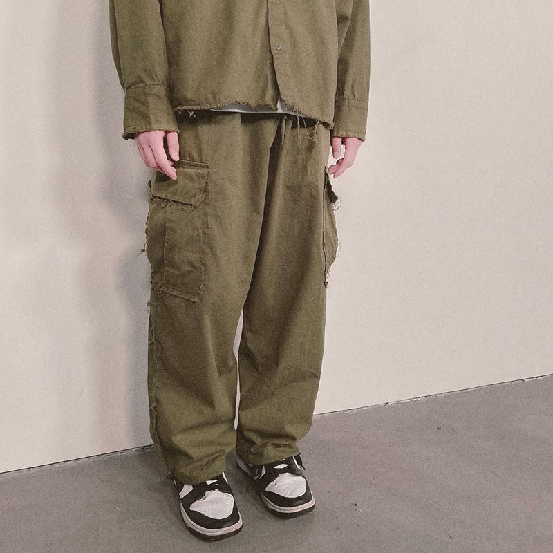 grunge wide cargo pants_khaki