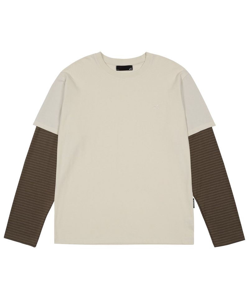 Layered Stripe T-Shirt Yellow
