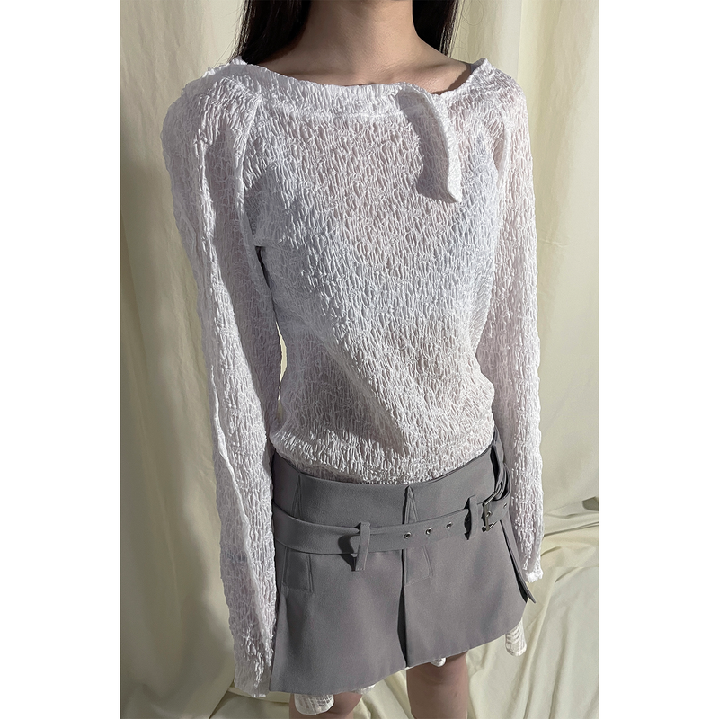 CUT-OUT RAGLAN SLEEVE TOP