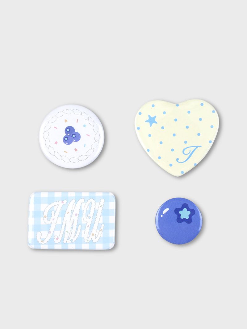 Innermuseum（インナーミュージアム）の「Fruit Dessert Pin Badge Set(Blueberry)（Accessories）」