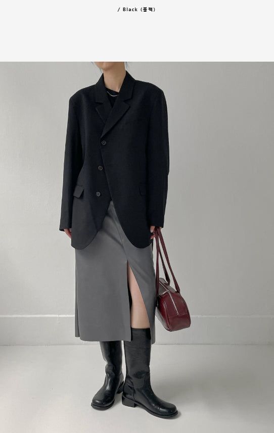 INCHANT ME（インチャントミー）の「[unisex] Curved 3Button Over Fit Blazer Jacket（Jackets/Outerwear）」