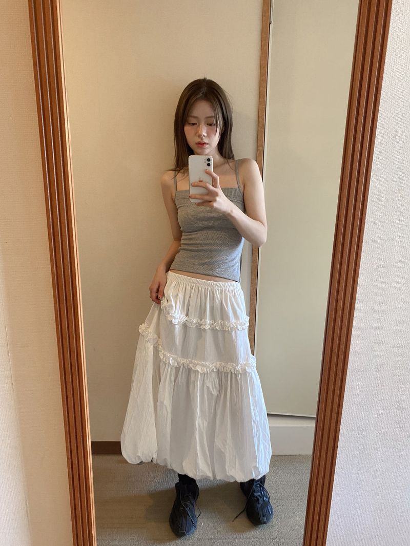 FRILL PUFF SKIRT