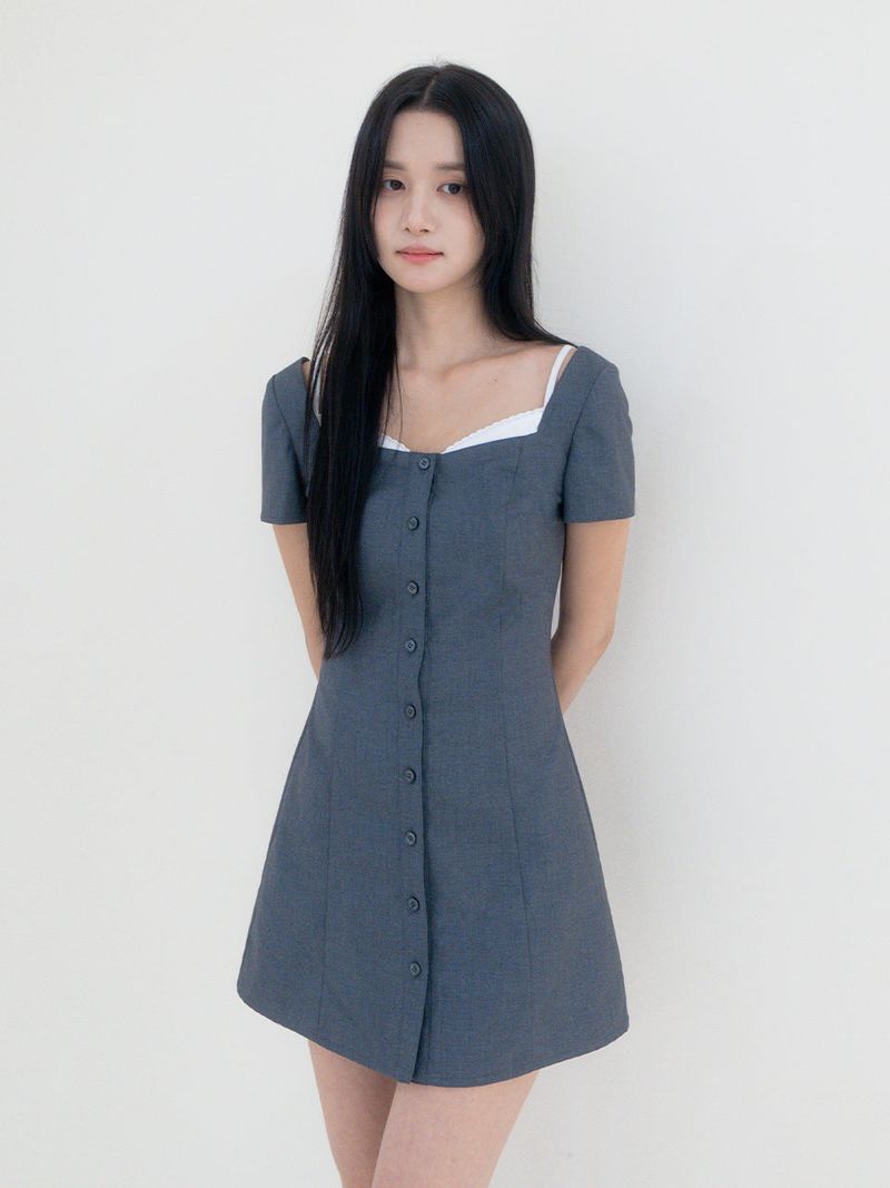 Bella dress (Gray)