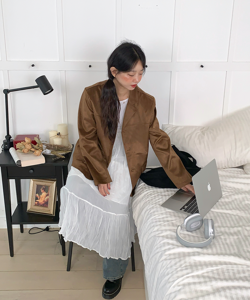 Autumn Suede Collar Jacket