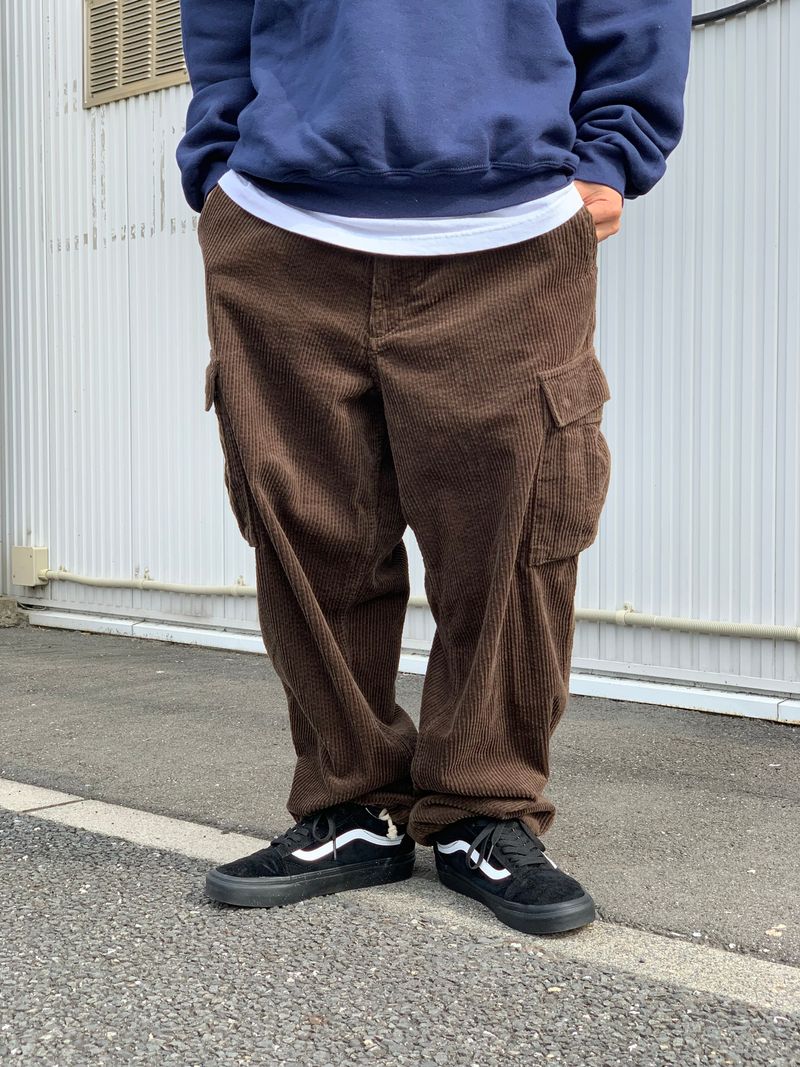 Loose Fit Corduroy Cargo
