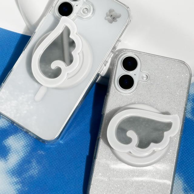 Angel Wing Mirror Magsafe Phone Grip Pop socket Tok