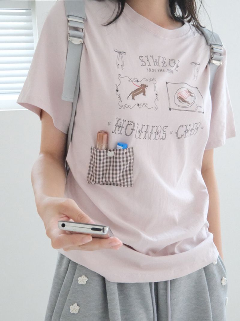 Hound Club Tee (Pink)