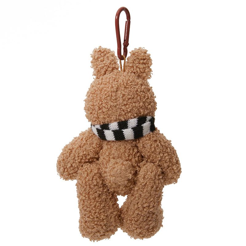NERD WITTY BUNNY KEYRING [BEIGE]