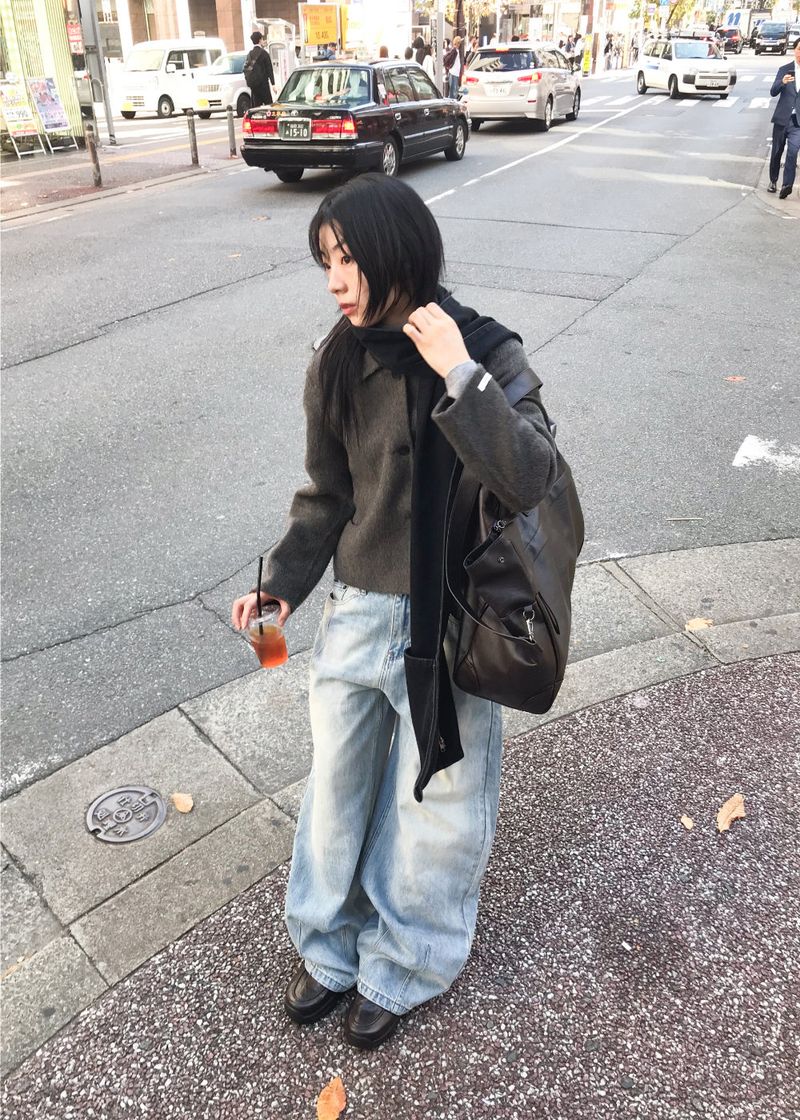  DART WIDE WASHING DENIM