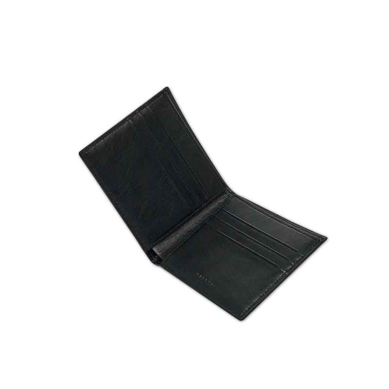 Crack Bi-fold 6CC 1/2 Wallet_Black