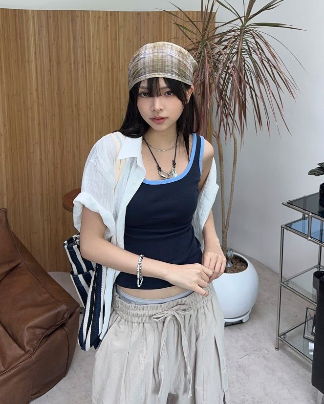 ペナンストライプショルダーバッグ