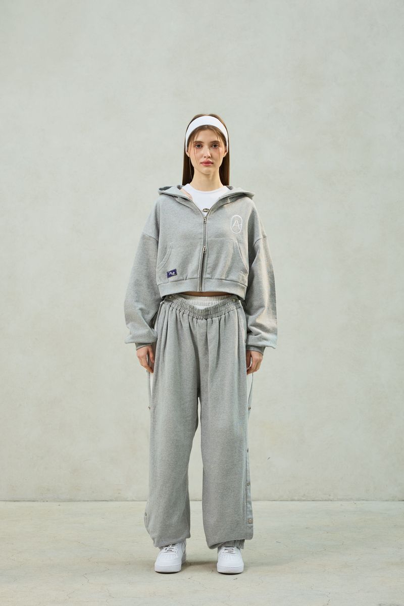PITA SNAP OFF SWEAT PANTS / MELANGE