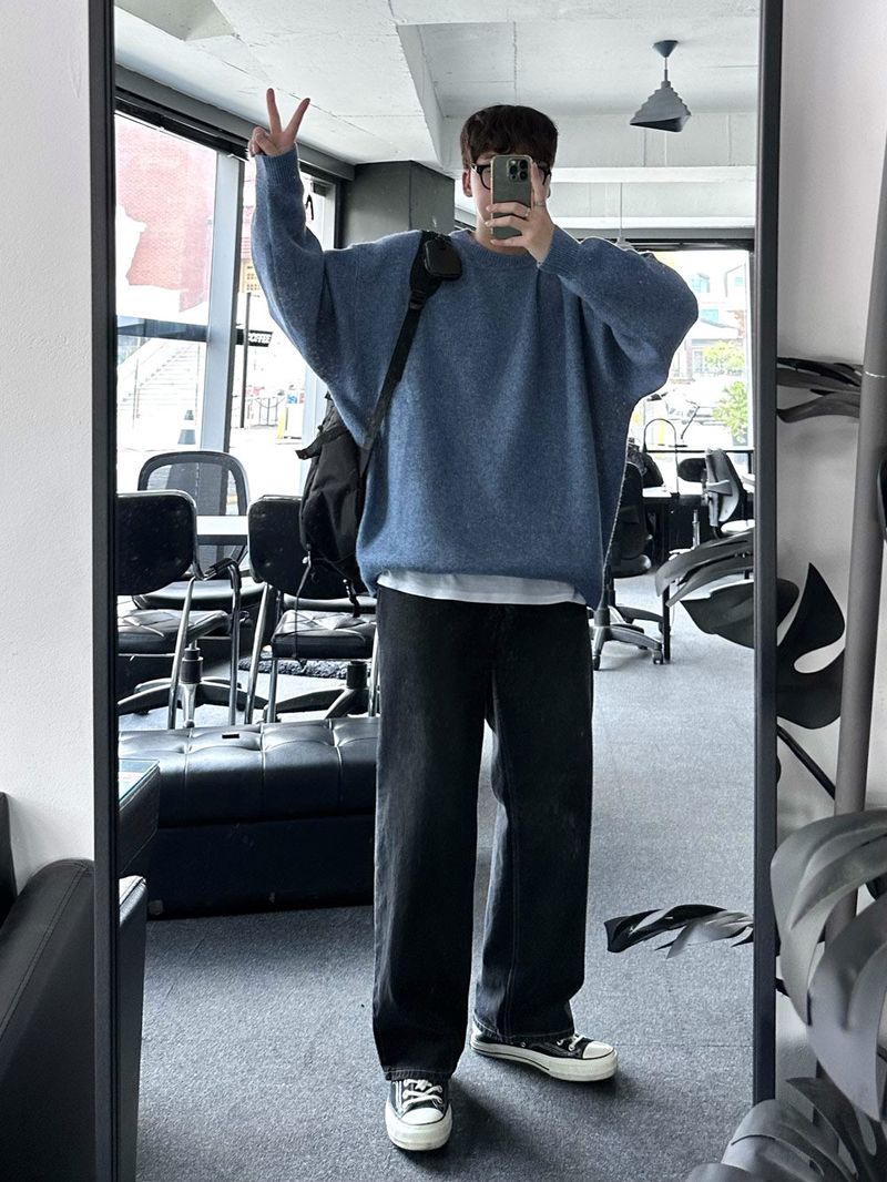 never soft round overfit knit