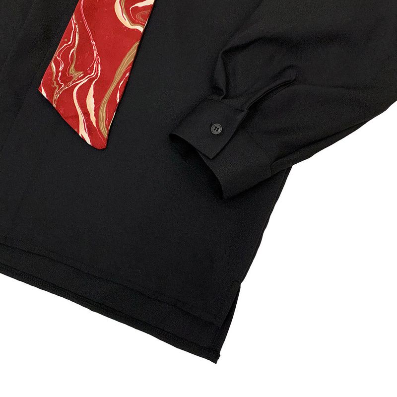 MO Marvel Scarf Eyelet Shirt (3 colors)