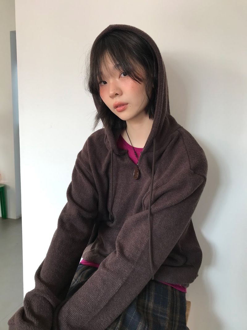 DUGGY（ダギー）の「Lip Knit Hoodie (5Colors)（Tops）」