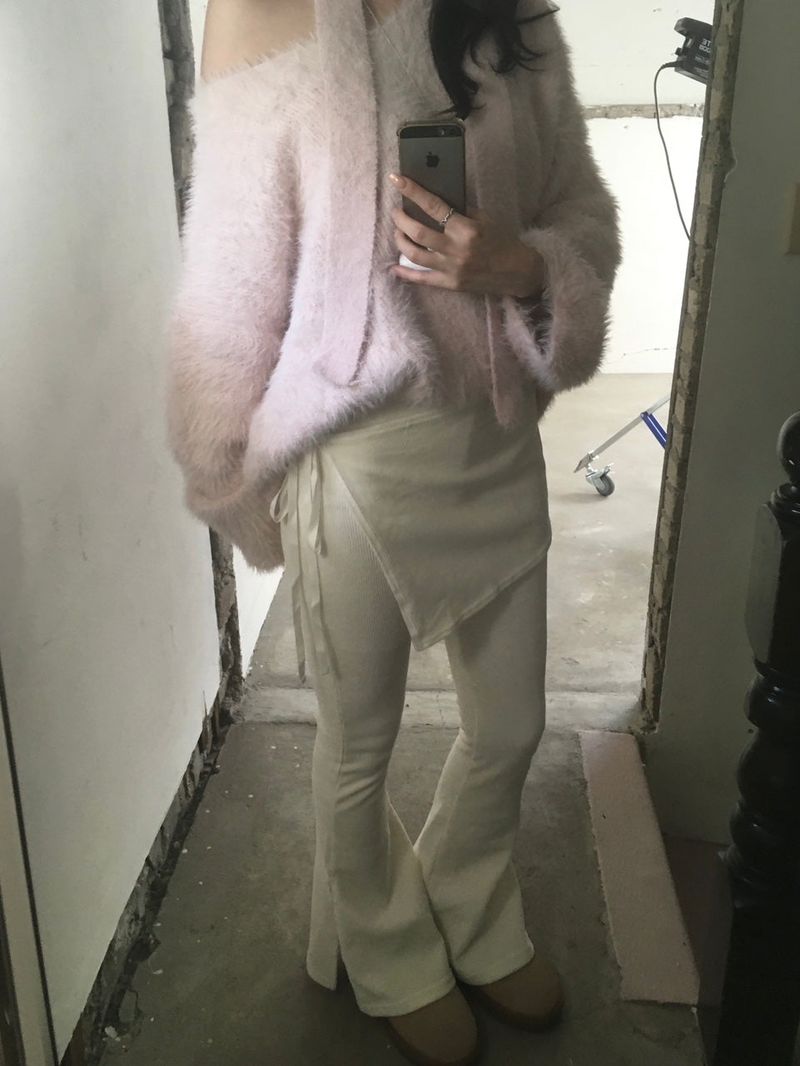 Velvet Wrap Pants