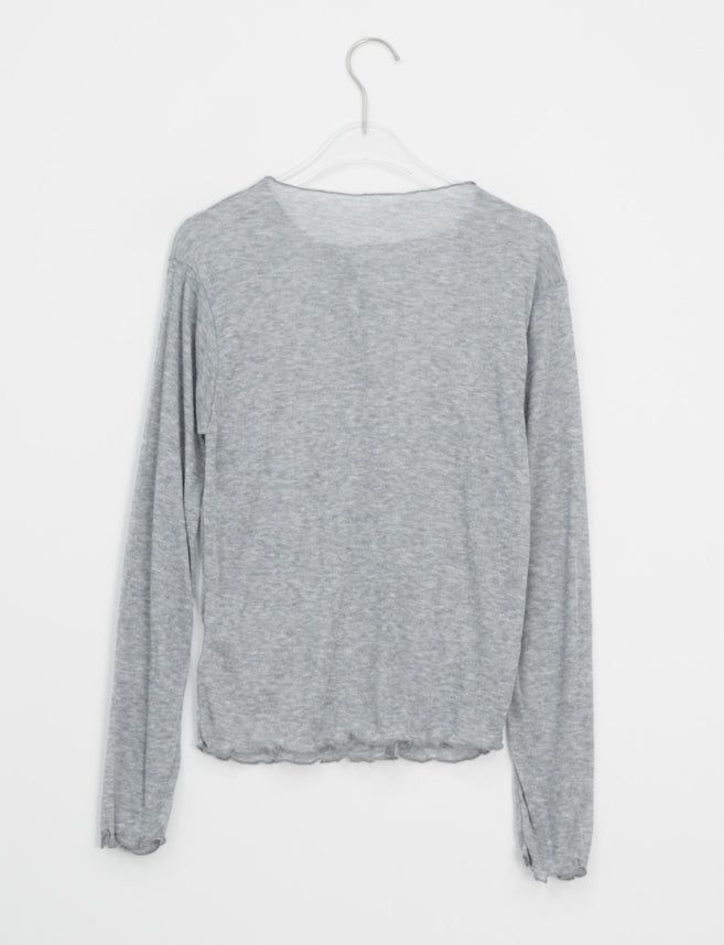 Izumo Diagonal Unbalance Summer Cardigan