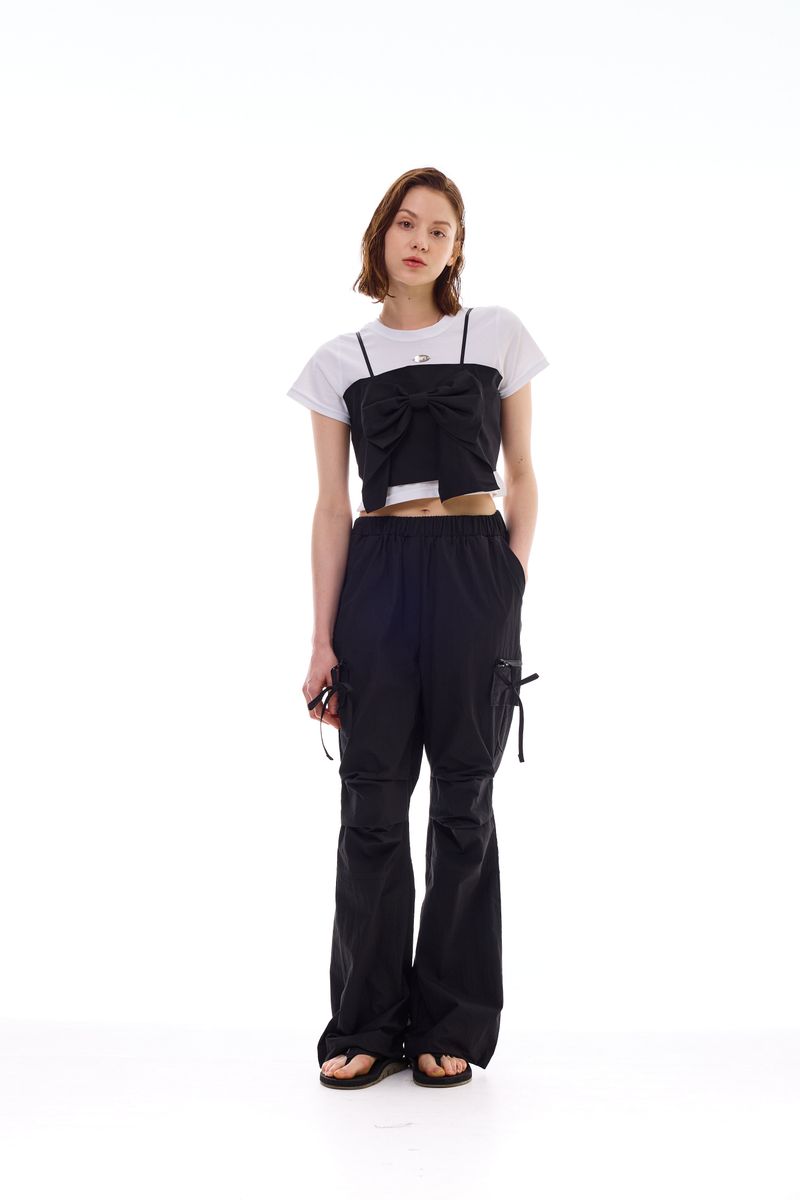 BREEZE BOOTSCUT PANTS / BLACK