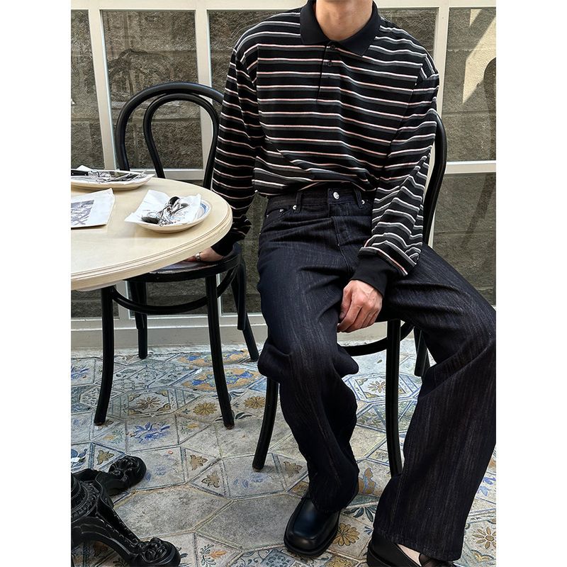 [F/W] Wit stripe kara t-shirts (2color)
