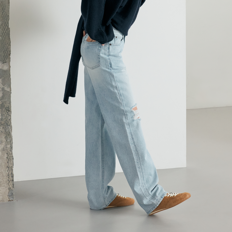 Faten destroyed wide fit - WL002