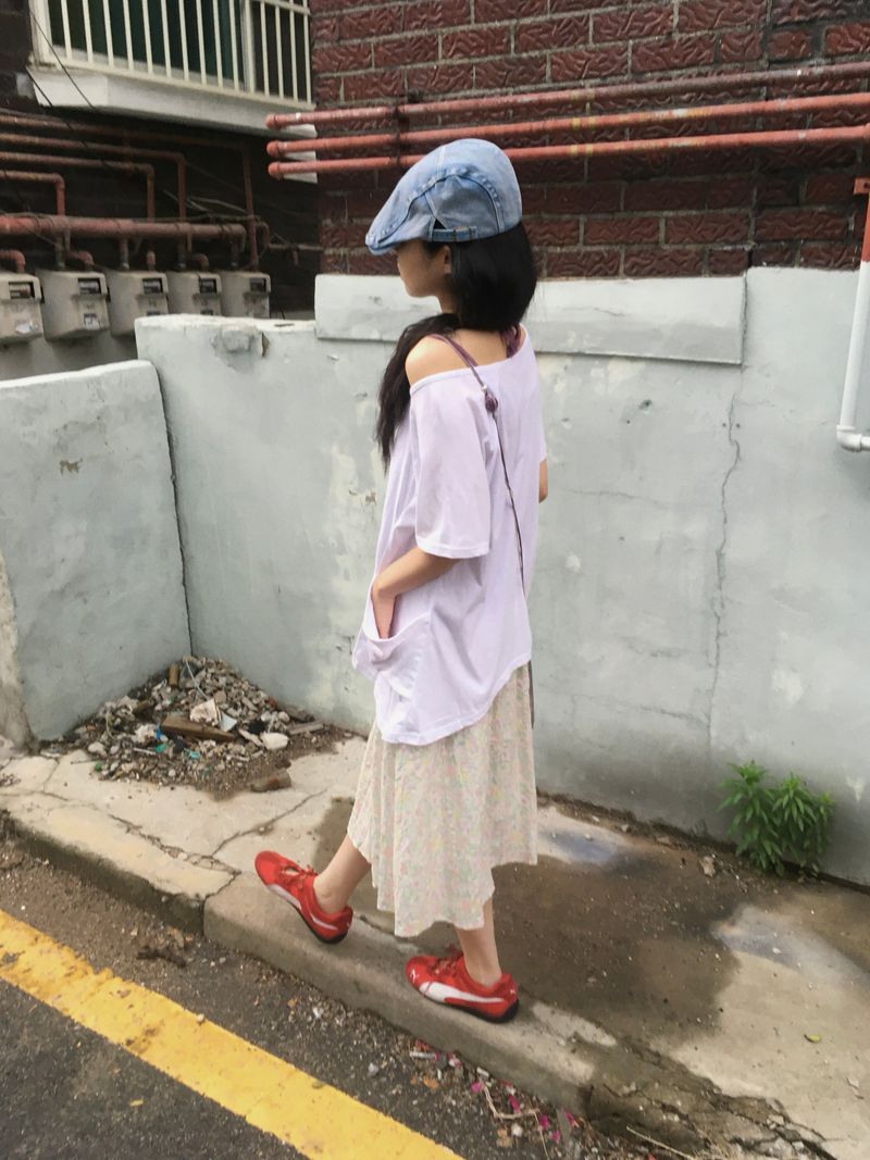 ルーズフィット ポケット ティー