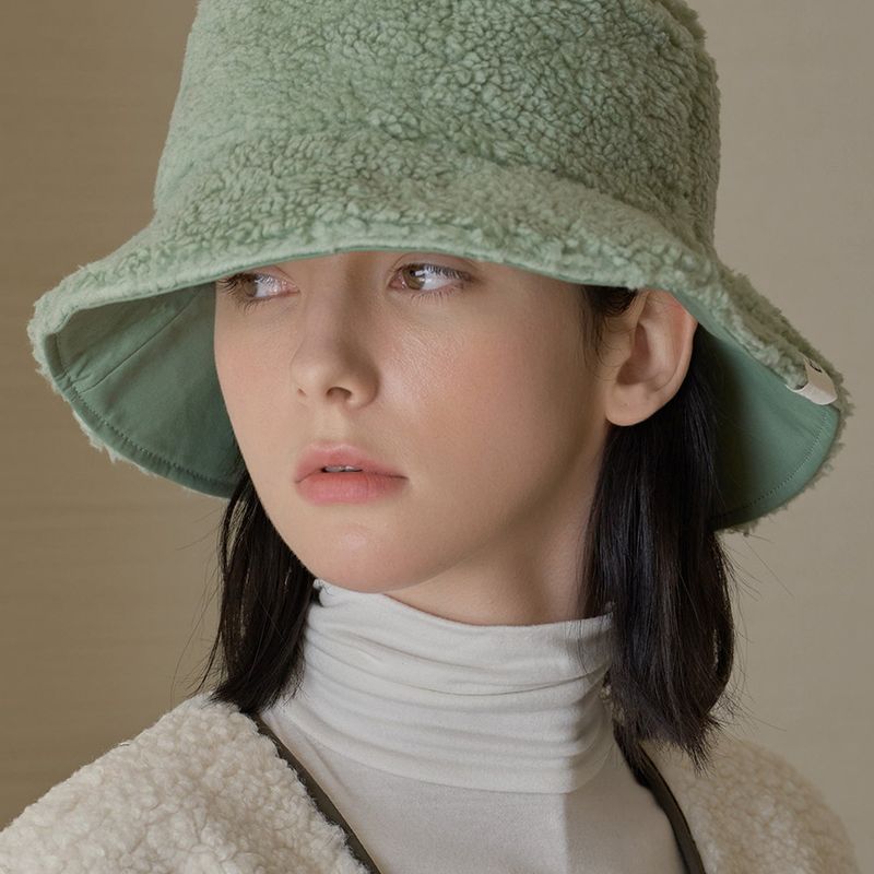 VA Square Label Reversible Bucket Hat / Mint