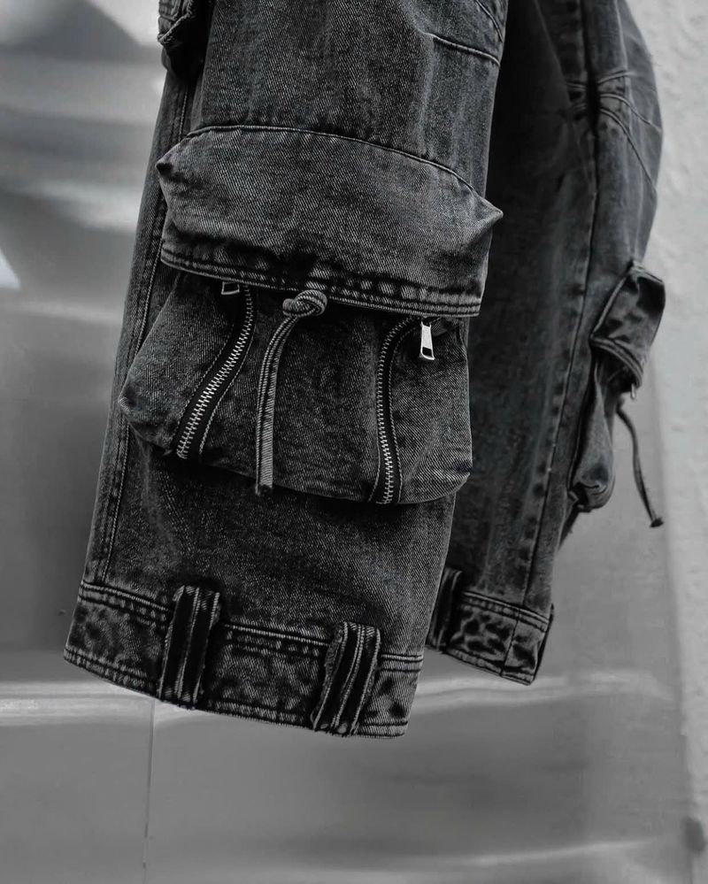 WASH-DENIM PANTS QUAD POCKET