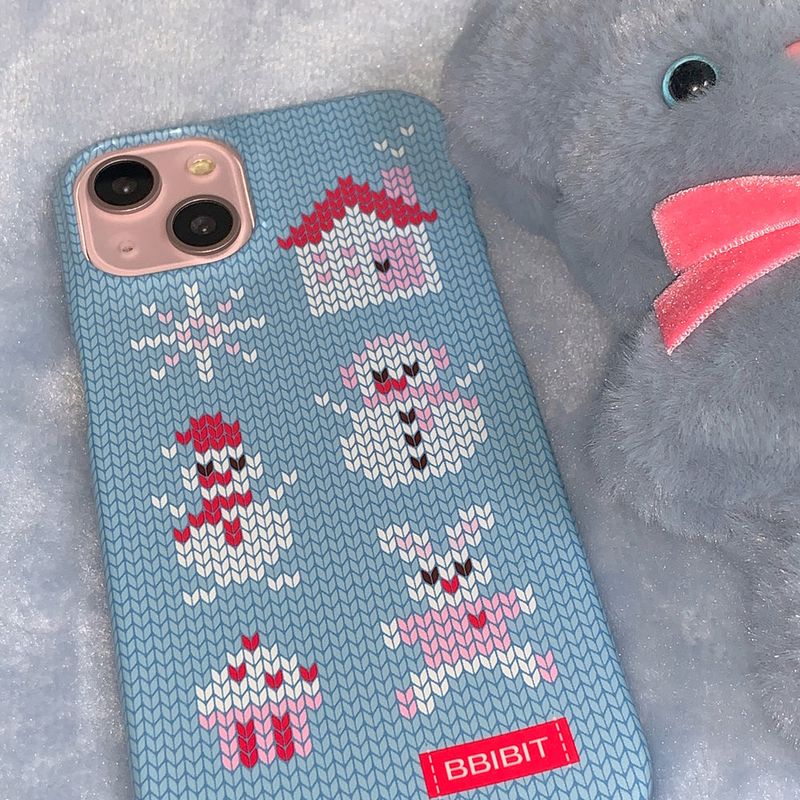 Snowman Village Knit Hard Case (Glossy)