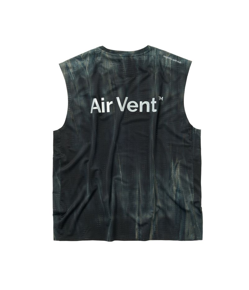 Air Vent Tie-Dye Racing Singlet (Midnight)