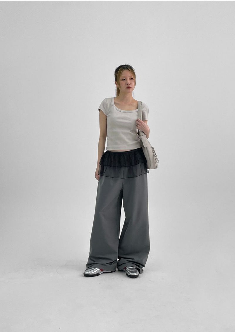 BLACKUP（ブラックアップ）の「[MADE] Lorant Dot Layered Wrap Skirt（Skirts）」