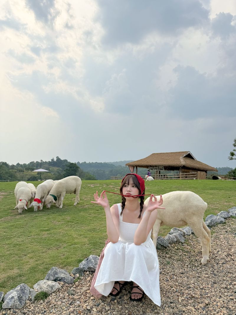 クロシェ編み バンダナ