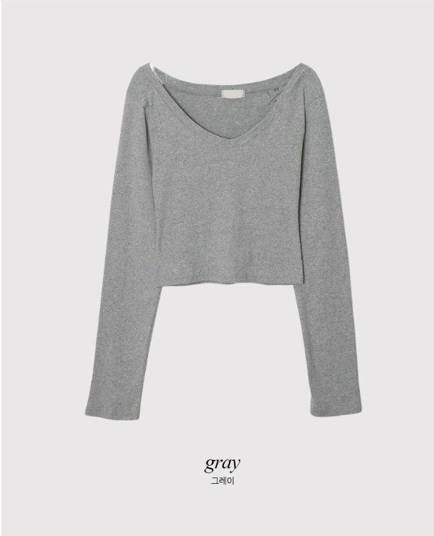 MR Basic Cotton100 Long Sleeve T-shirt (6color)