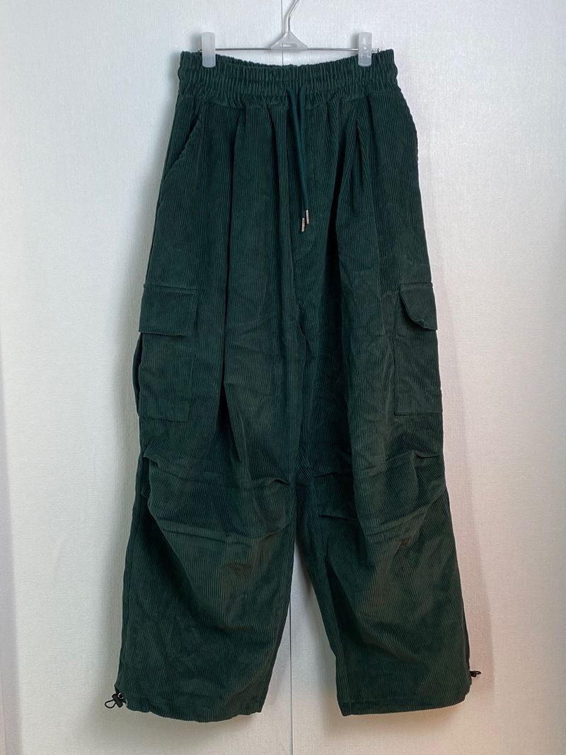 Golden String Cargo Balloon Pants 3C